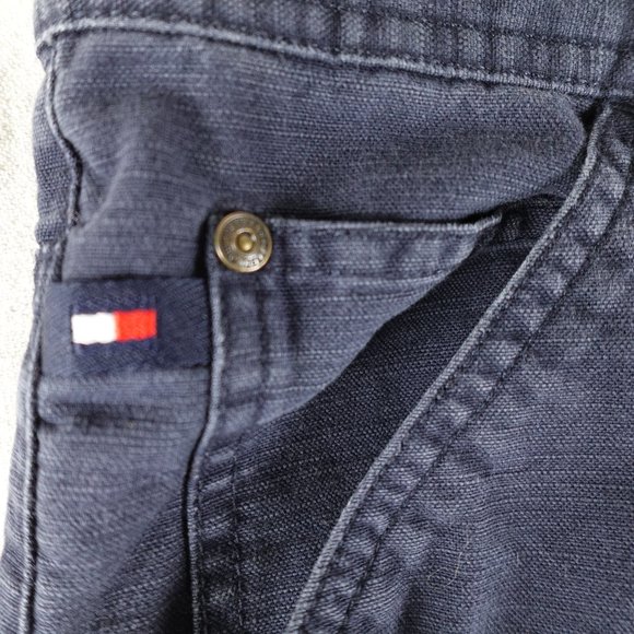 Tommy Hilfiger Red Label Denim Pants Men's 32x33 Straight Leg 100% Cotton - Picture 3 of 12